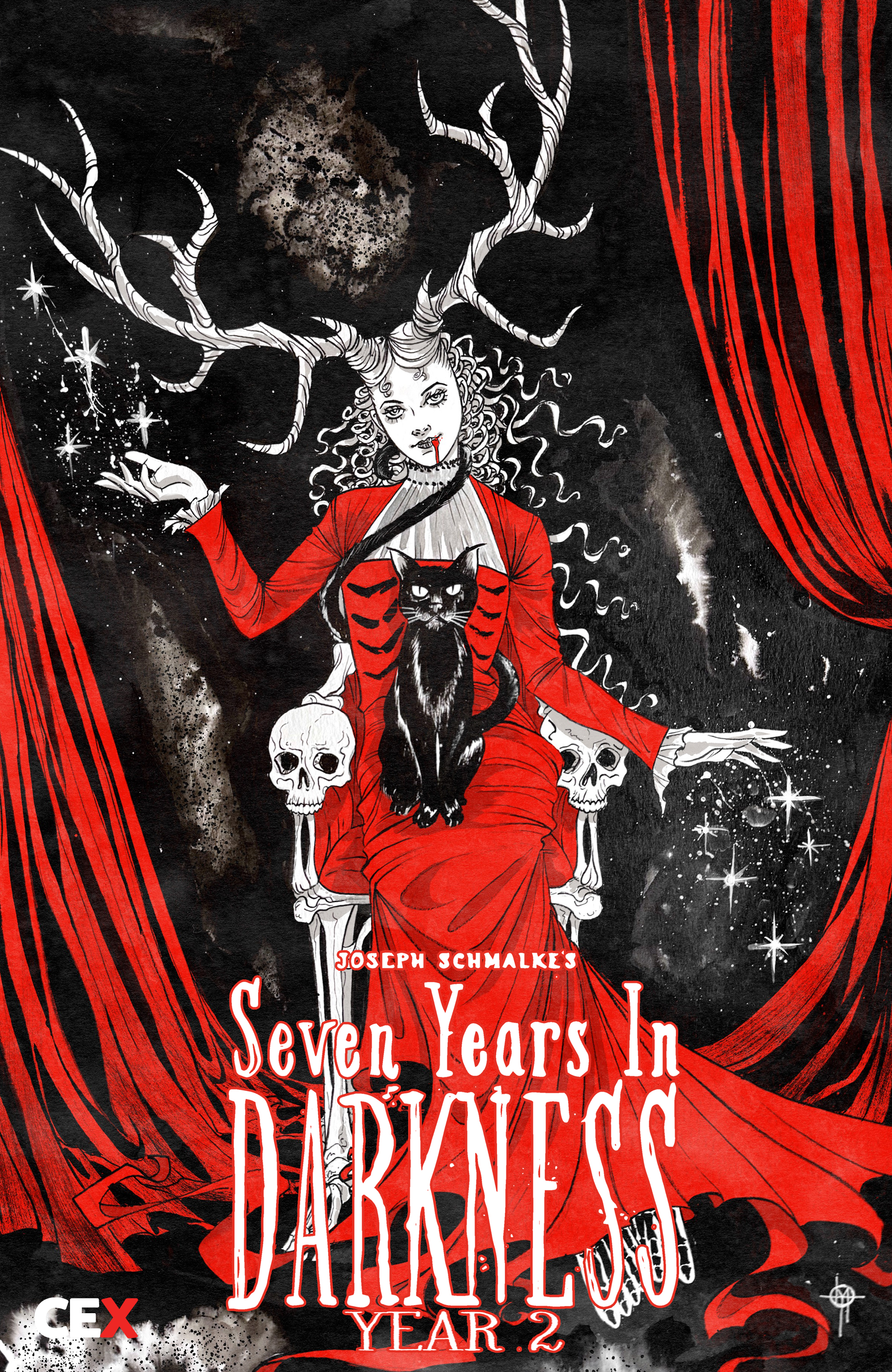 Seven Years in Darkness Year Two #2 Cover C 1 for 10 Incentive Megan Hutchinson Card Stock Variant (Of 4)