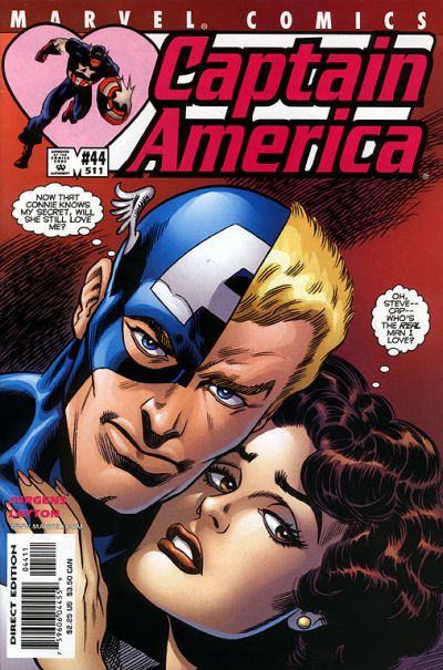 Captain America #44 [Direct Edition]-Near Mint (9.2 - 9.8)