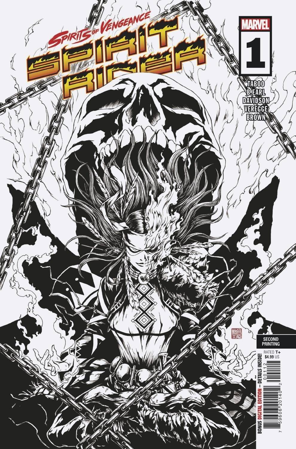 Spirits of Vengeance Spirit Rider #1 2nd Printing Variant