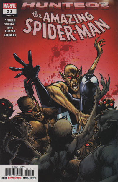 Amazing Spider-Man #21 [Regular Edition - Humberto Ramos Cover]-Fine 