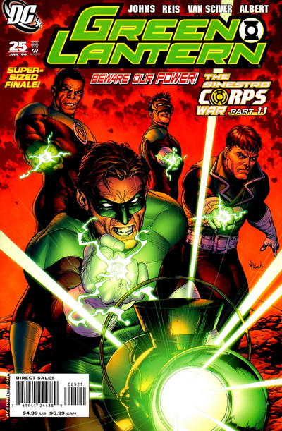 Green Lantern #25 [Gary Frank Cover] - Nm/M 9.8