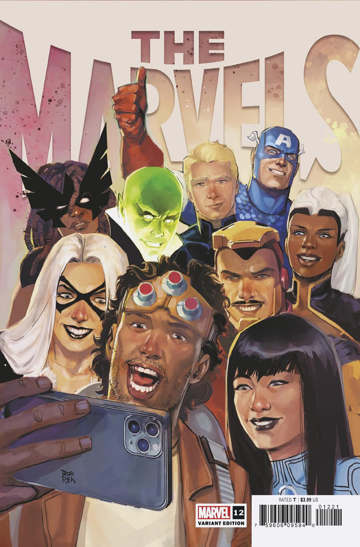 The Marvels #12 1 for 25 Incentive Reis Variant