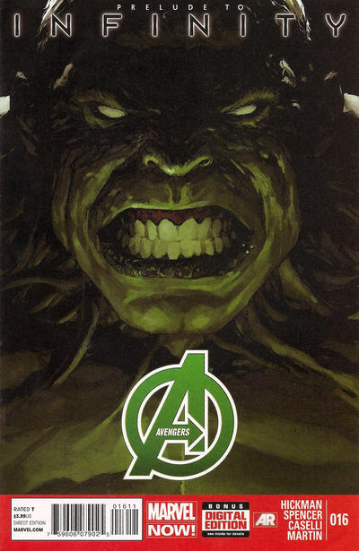 Avengers #16 [Direct Edition]-Near Mint (9.2 - 9.8)
