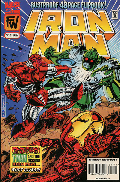 Iron Man #317 [Direct Edition] - Vf/Nm 9.0