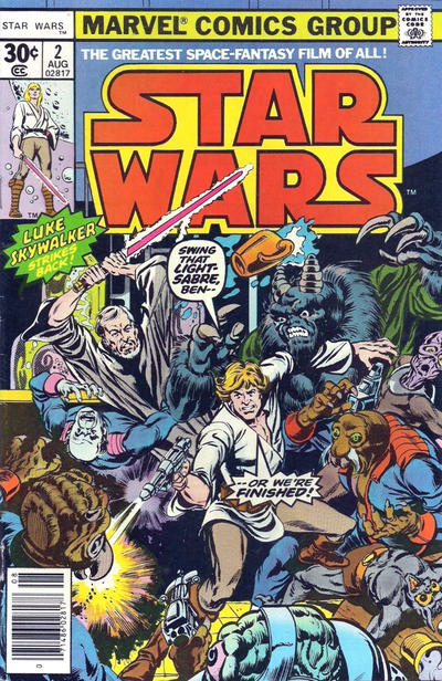 Star Wars #2 [30¢](1977)-Fine (5.5 – 7)