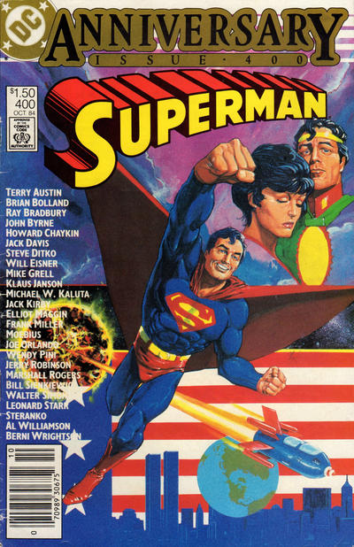 Superman #400 [Newsstand]-Fine (5.5 – 7)