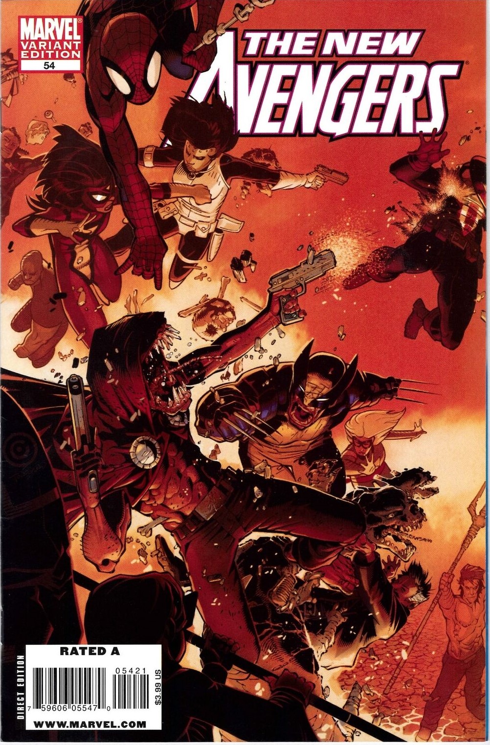 New Avengers #54 (2004) Bachalo Variant
