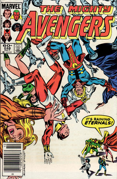The Avengers #248 [Newsstand]-Fine (5.5 – 7)