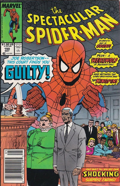 The Spectacular Spider-Man #150 [Newsstand]-Good (1.8 – 3)