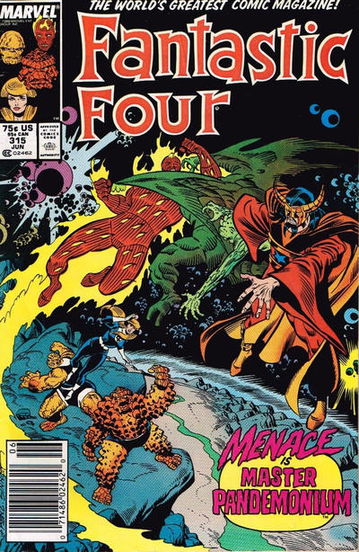 Fantastic Four #315 [Newsstand] - Fn- 5.5