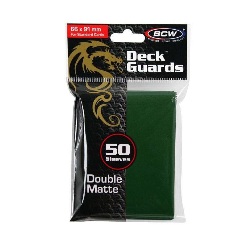BCW Deck Guard - Matte - Green (50)