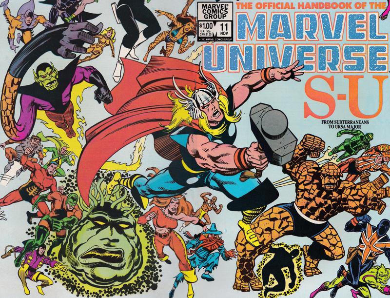 The Official Handbook of The Marvel Universe #11 