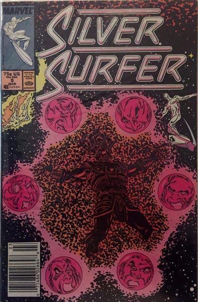 Silver Surfer #9 [Newsstand] - Fn-