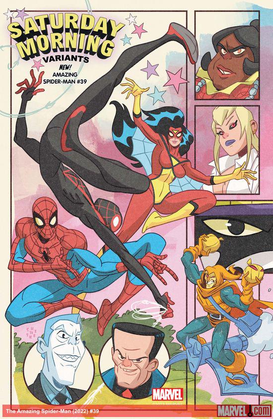 Amazing Spider-Man #39 Sean Galloway Saturday Morning Connecting Variant (Gang War)