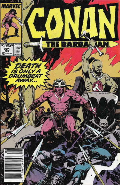 Conan The Barbarian #221 [Newsstand]