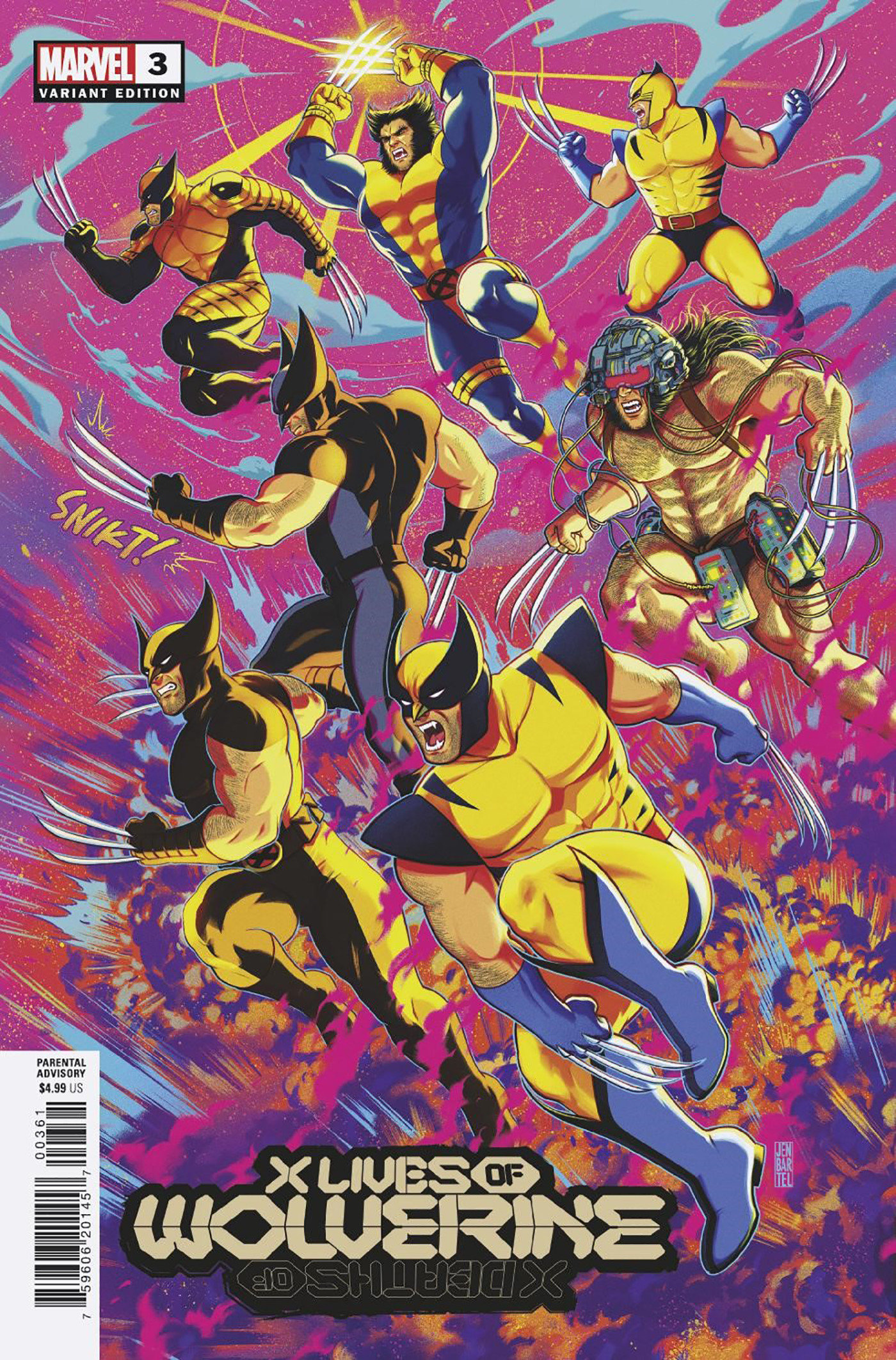 X Lives of Wolverine #3 Bartel Variant