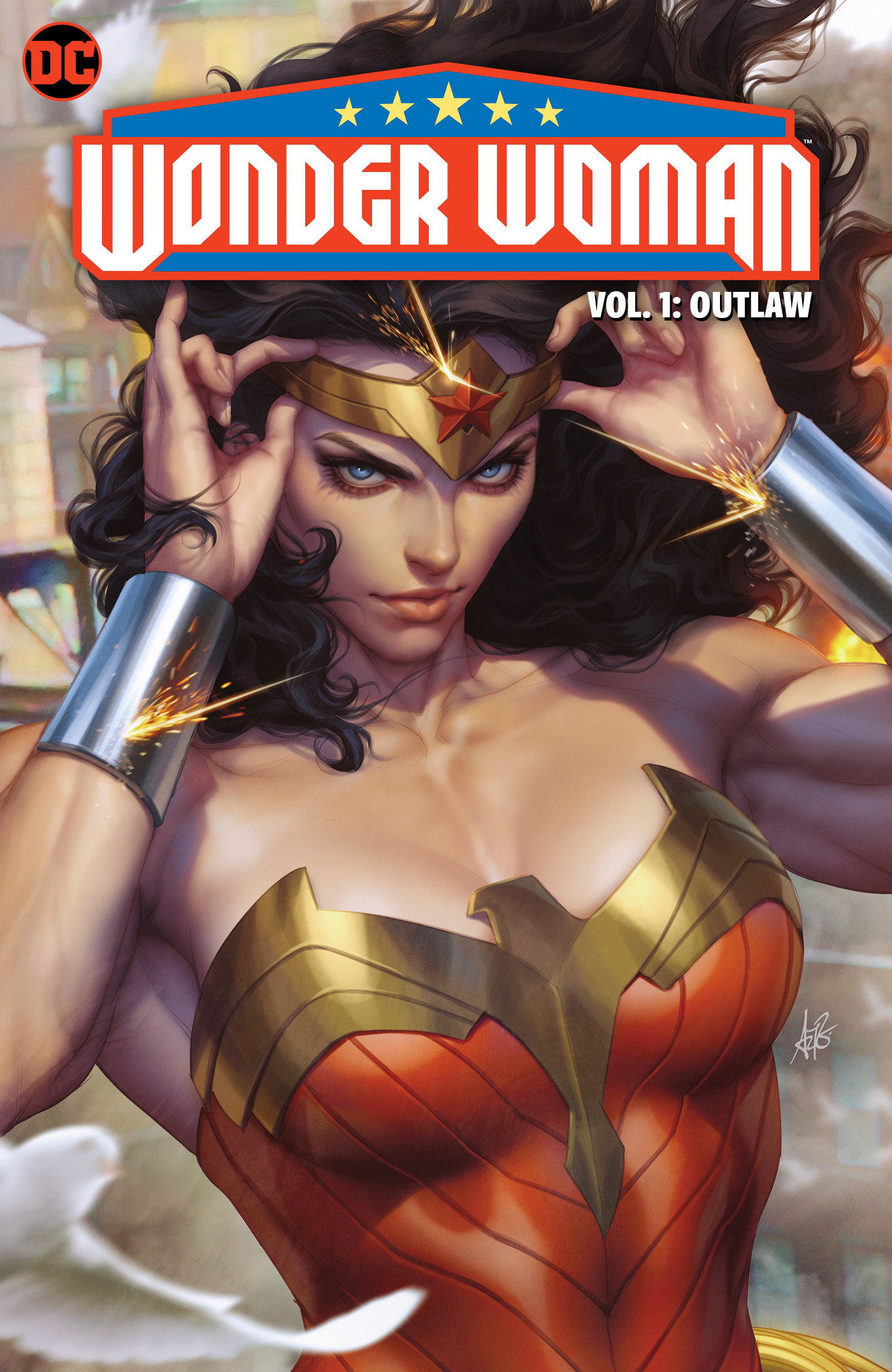 Wonder Woman Graphic Novel Volume 1 Outlaw Direct Market Exclusive Stanley Artgerm Lau Cover (2023)