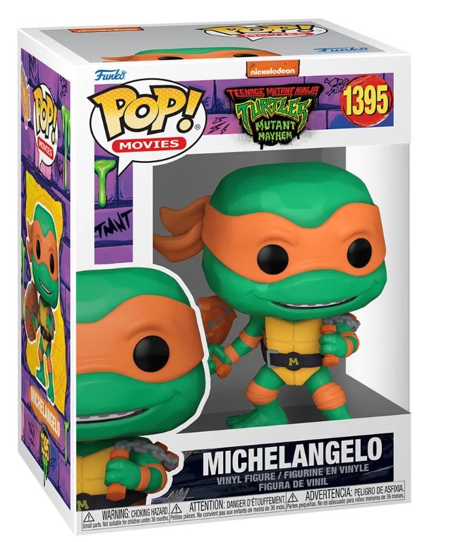 Teenage Mutant Ninja Turtles: Mutant Mayhem Michelangelo Funko Pop! Vinyl Figure #1395