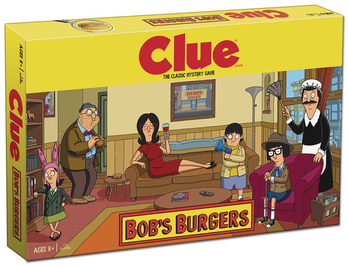 Clue Bobs Burgers Board Game