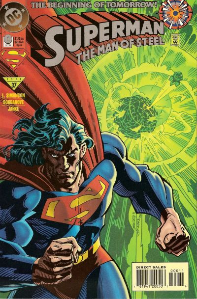 Superman: The Man of Steel #0 [Direct Sales]-Very Fine (7.5 – 9)