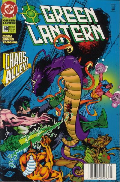 Green Lantern #58 [1990, Newsstand]-Very Good (3.5 – 5)