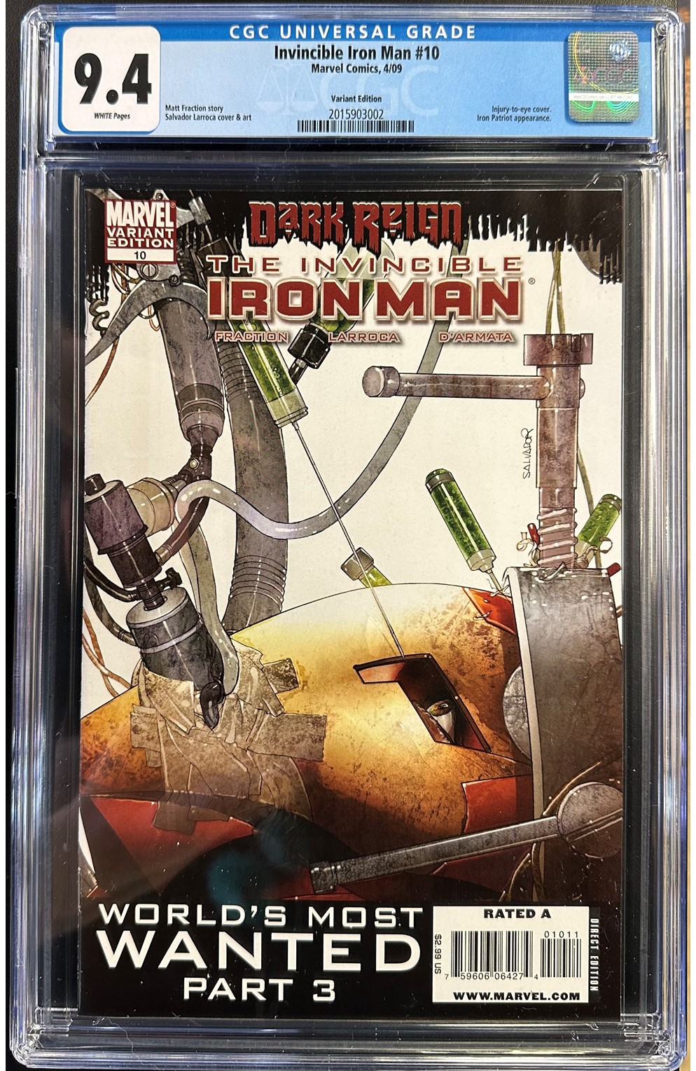Invincible Iron Man #10 Cgc 9.4