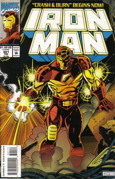 Iron Man #301 [Direct]-Fine (5.5 – 7)