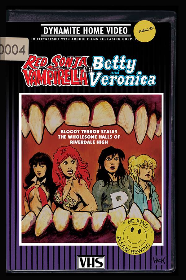 Red Sonja Vampirella Betty Veronica #4 Cover B Hack