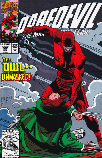 Daredevil #302 [Direct]-Fine (5.5 – 7)