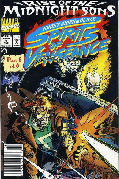 Ghost Rider / Blaze: Spirits of Vengeance #1 [Newsstand]-Very Fine, Polybagged