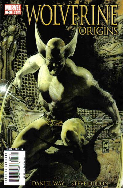 Wolverine: Origins #3 [Bianchi Cover]-Very Fine (7.5 – 9) Variant Without Hidden Message On Cover