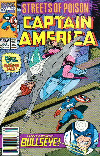 Captain America #373 [Newsstand]-Fine 