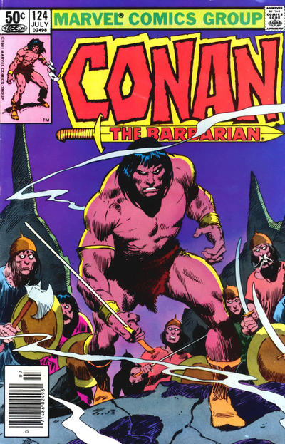 Conan The Barbarian #124 [Newsstand]-Good (1.8 – 3)