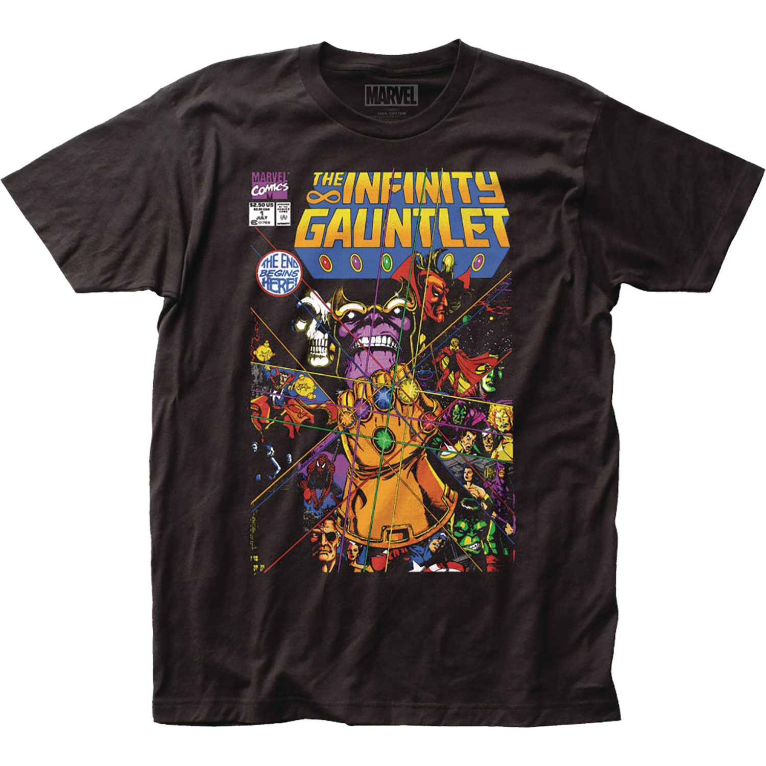 Marvel Thanos Infinity Gauntlet T-Shirt Medium