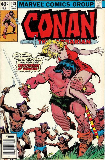 Conan The Barbarian #108 [Newsstand]-Fine (5.5 – 7)