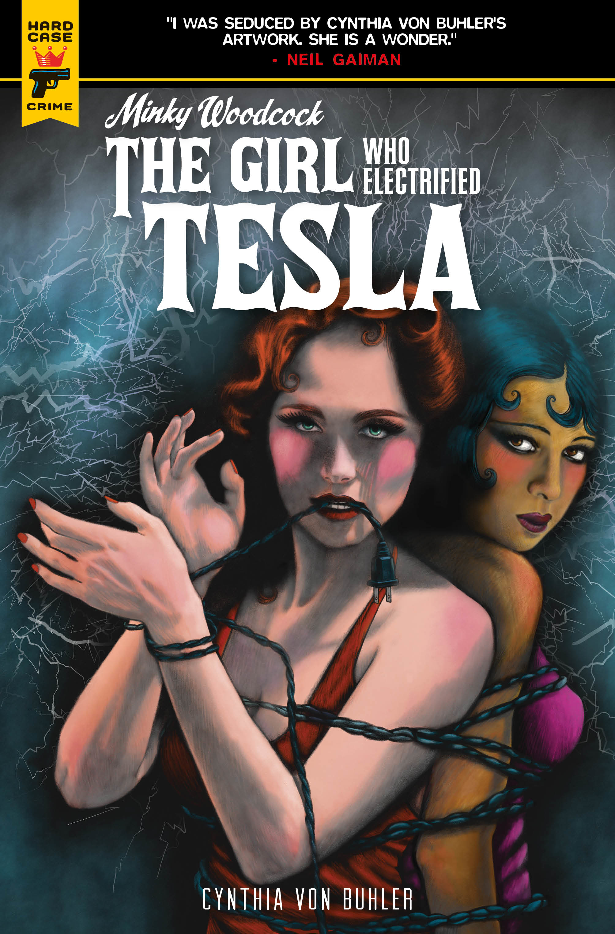 Minky Woodcock Girl Electrified Tesla #4 Cover C Buhler (Mature)