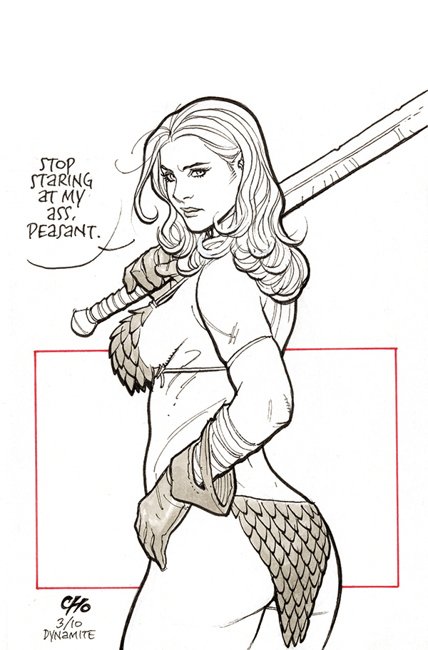 Invincible Red Sonja #1 1 for 20 Cho Virgin Incentive