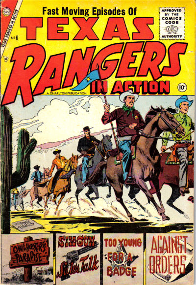 Texas Rangers In Action #6 - G+