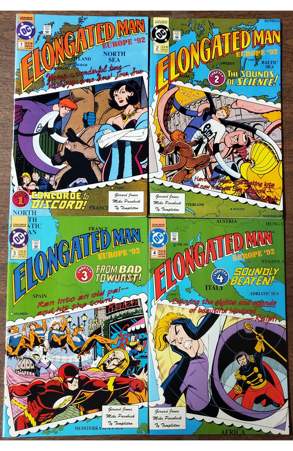 Elongated Man #1-4 (DC 1992) Set