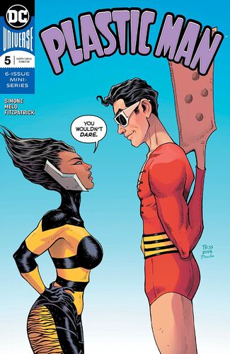Plastic Man Volume 5 # 5 Signed By Gail Simone