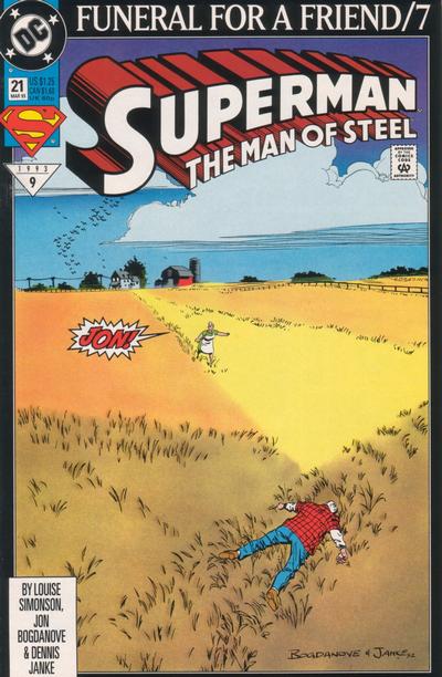 Superman: The Man of Steel #21 [Direct]-Very Fine