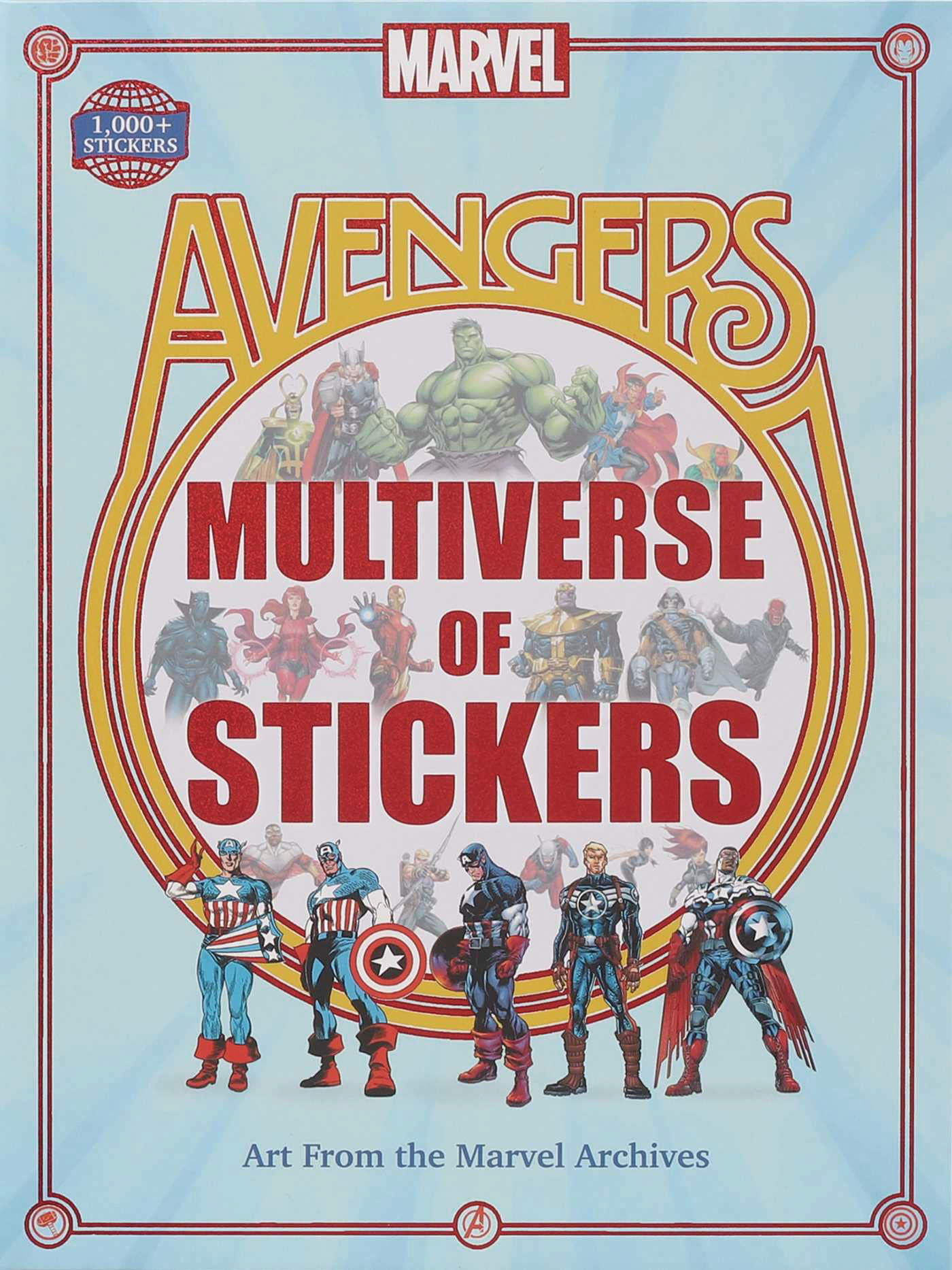 Marvel Avengers Multiverse of Stickers Hardcover
