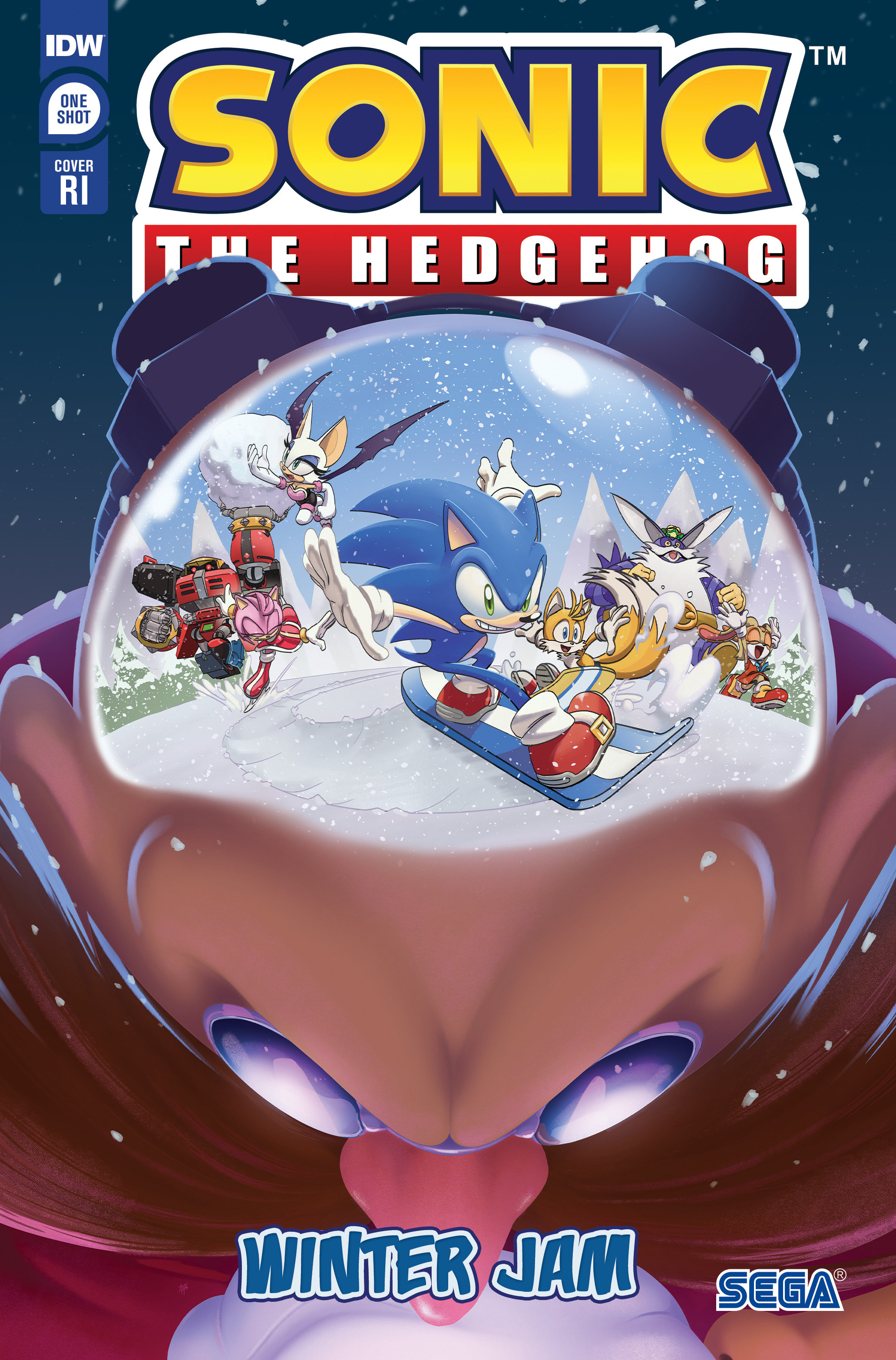 Sonic the Hedgehog: Winter Jam Cover Thomas 1 for 25 Incentive