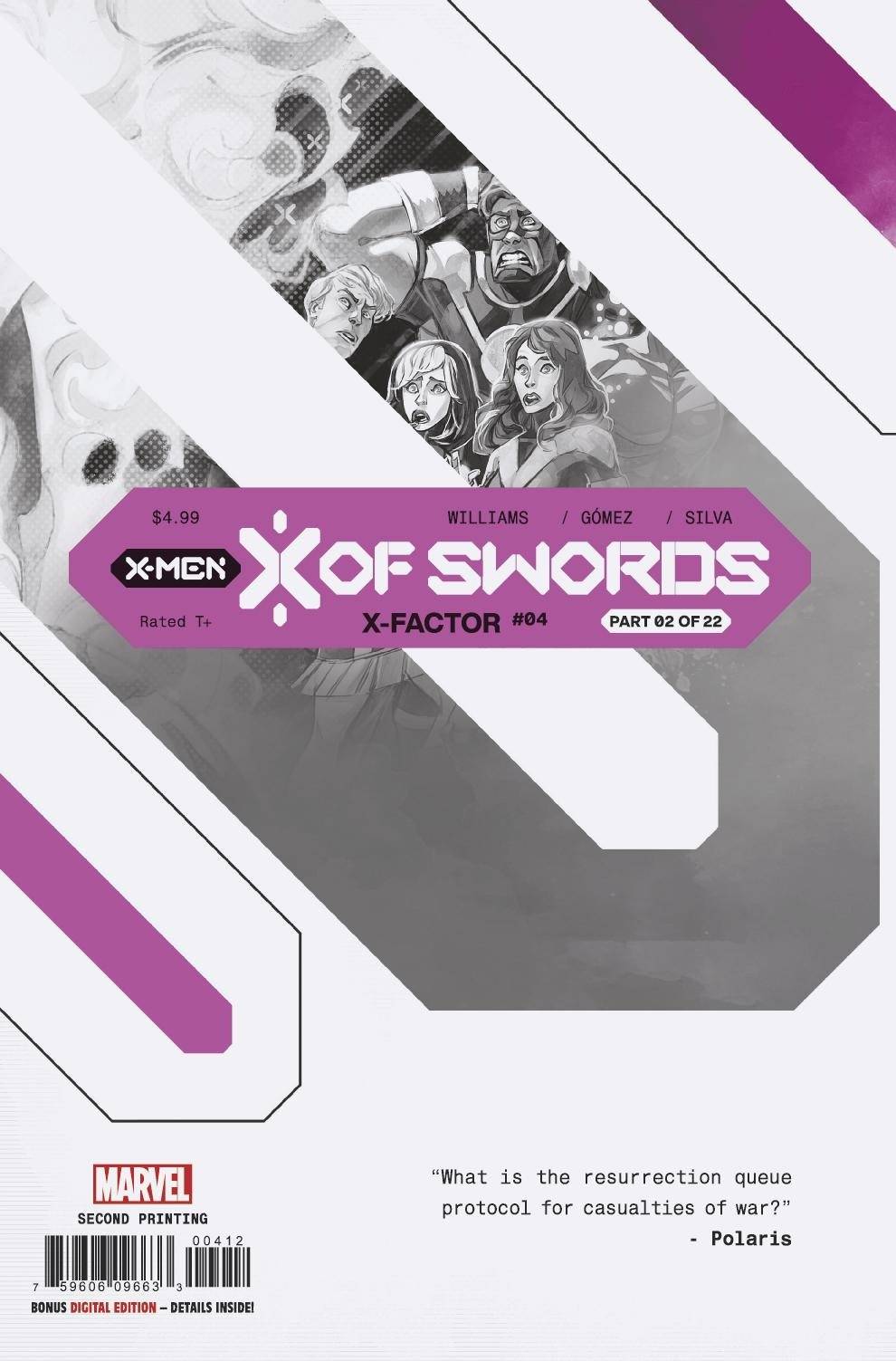 X-Factor #4 2nd Printing Shavrin Variant Xos (2020)