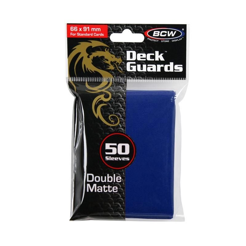 BCW Deck Guard - Matte - Blue (50)