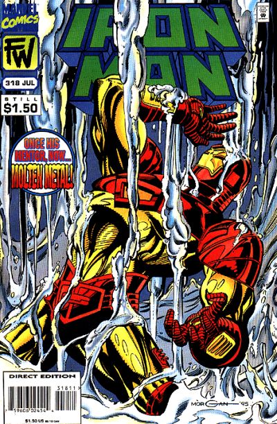 Iron Man #318 [Direct Edition]-Very Fine (7.5 – 9)