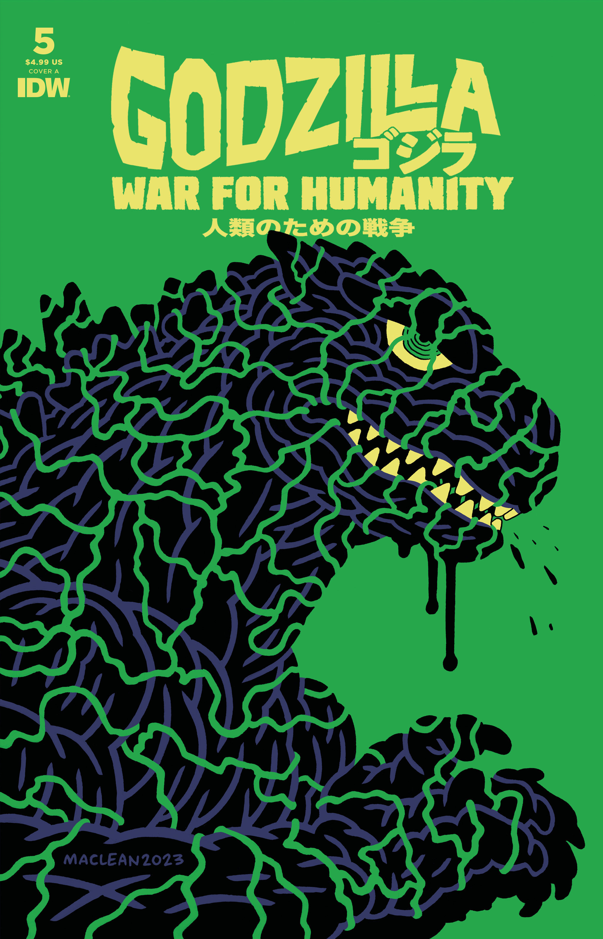 Godzilla The War for Humanity #5 Cover A Maclean