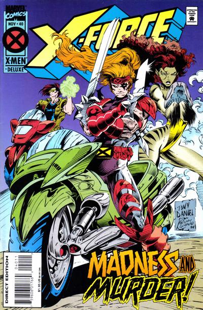 X-Force #40 [Deluxe Direct Edition]-Fine (5.5 – 7)