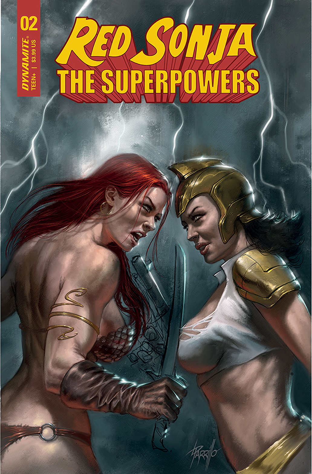 Red Sonja The Superpowers #2 Cover A Parrillo
