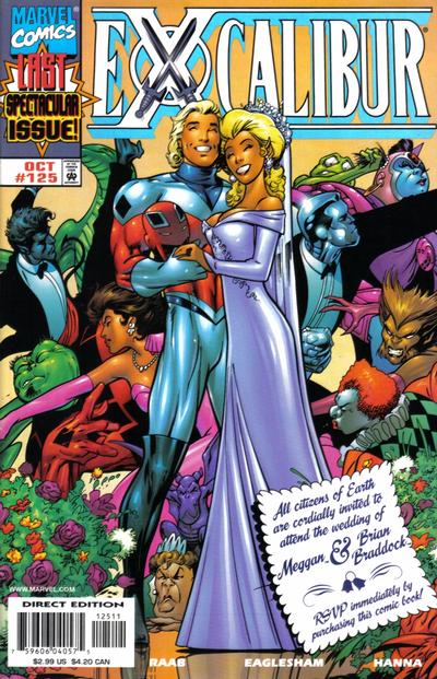 Excalibur #125 [Direct Edition]-Very Fine (7.5 – 9) Final Issue -  